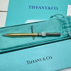 Rare Tiffany & Co. Pen- Two Tone Gift Style Enameled w Box